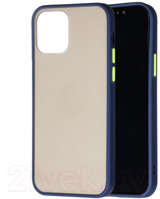 Чехол-накладка Case Acrylic для Apple iPhone 12 Mini (синий)