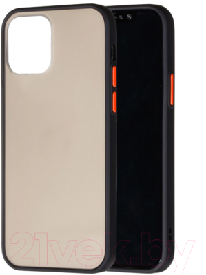 Чехол-накладка Case Acrylic для Apple iPhone 12 Mini (черный)