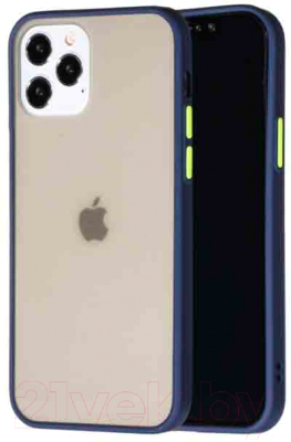 Чехол-накладка Case Acrylic для Apple iPhone 12 Pro Max (синий)