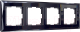 Рамка для выключателя Werkel W0041208 / a051445 (черный) - 