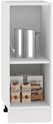 Шкаф-стол кухонный Кортекс-мебель Корнелия Лира НШ30р без столешницы (белый)