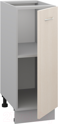 Шкаф-стол кухонный Кортекс-мебель Корнелия Лира НШ30р без столешницы (венге светлый)