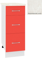 

Шкаф-стол кухонный Кортекс-мебель, Корнелия Лира НШ30р3ш