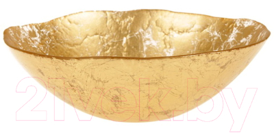 Изображение товара Салатник Greggio Dogale Sole E Luna Foglia Oro Golden Leaf / 51310240 (золото)