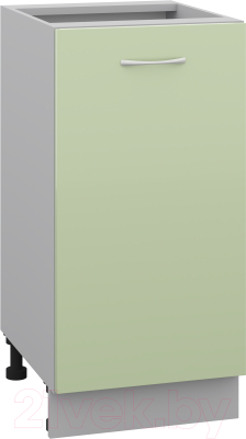 Шкаф-стол кухонный Кортекс-мебель Корнелия Лира НШ40р без столешницы (зеленый)