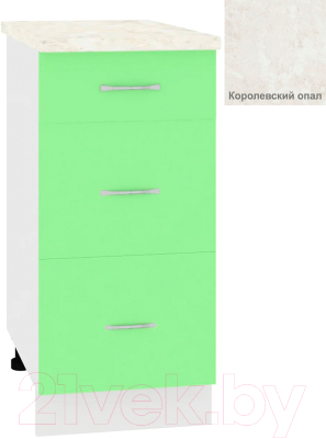 

Шкаф-стол кухонный Кортекс-мебель, Корнелия Лира НШ40р3ш