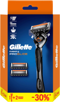 Набор для бритья Gillette Fusion ProGlide Flexball Бритва+ProGlide Сменные кассеты  (3шт) - 