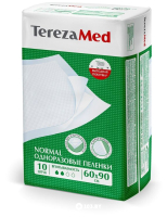 Набор пеленок одноразовых впитывающих Tereza Med Впитывающие Normal 60x90 (10шт) - 