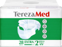 Подгузники для взрослых Tereza Med Одноразовые Medium Extra №2 (28шт) - 