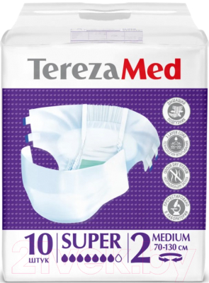 

Подгузники для взрослых Tereza, Med Одноразовые Medium Super №2