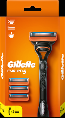 Набор для бритья Gillette Fusion Бритва с кассетой+Сменные кассеты для бритья (4шт)