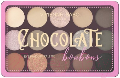 Палетка теней для век Vivienne Sabo Chocolate bonbons тон 01 (30г)