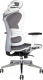 Миниатюра изображения товара Кресло офисное Norden Hero White / YS-0810H-T(E+E)W (белый пластик/серая ткань)