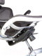 Миниатюра изображения товара Кресло офисное Norden Hero White / YS-0810H-T(E+E)W (белый пластик/серая ткань)