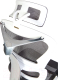 Миниатюра изображения товара Кресло офисное Norden Hero White / YS-0810H-T(E+E)W (белый пластик/серая ткань)