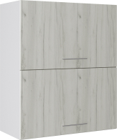 Шкаф навесной для кухни Артём-Мебель 600мм СН-114.33 (ДСП дуб крафт белый) - 