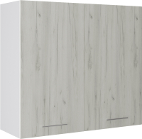 Шкаф навесной для кухни Артём-Мебель 800мм СН-114.76 (ДСП дуб крафт белый) - 