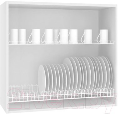 Шкаф навесной для кухни Артём-Мебель 800мм СН-114.76 (ДСП дуб крафт белый)