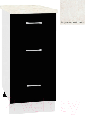 

Шкаф-стол кухонный Кортекс-мебель, Корнелия Лира НШ40р3ш