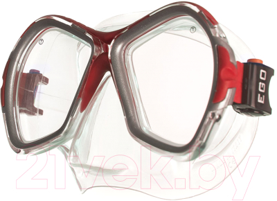 Маска для плавания Salvas Phoenix Mask / CA520S2RYSTH (Senior, серебистый/красный)