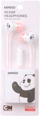 

Наушники-гарнитура Miniso, We Bare Bears / 8529