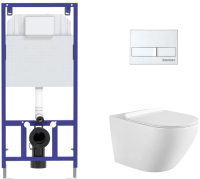 

Унитаз подвесной с инсталляцией Aquanet, Cetus W Short 249710 + Novum 525 040000 + L2 040012