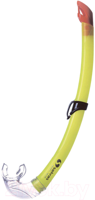 Трубка для плавания Salvas Flash Sr Snorkel / DA302C0GGSTS (Senior, желтый)