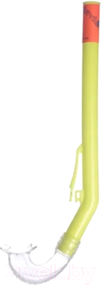 Трубка для плавания Salvas Rapallo Snorkel / DA115T0GGSTS (Senior, желтый)