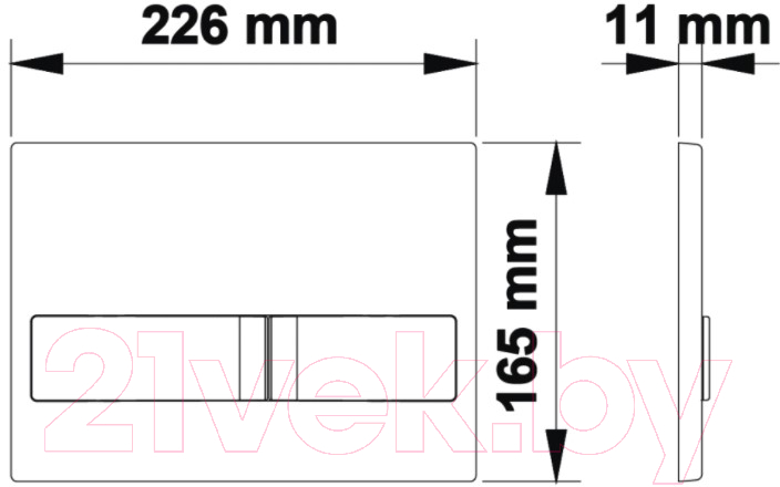 Унитаз подвесной с инсталляцией Roca The Gap Clean Rim A34647L000