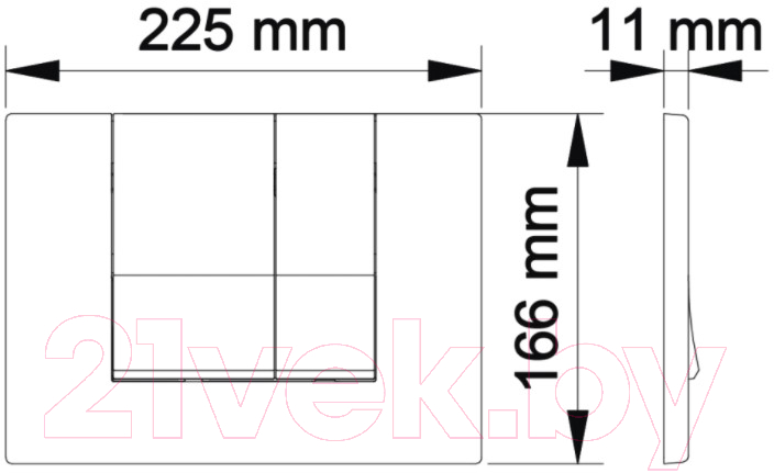 Унитаз подвесной с инсталляцией Roca The Gap Clean Rim A34647L000