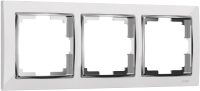 Рамка для выключателя Werkel W0031901 / a051654 (белый/хром) - 