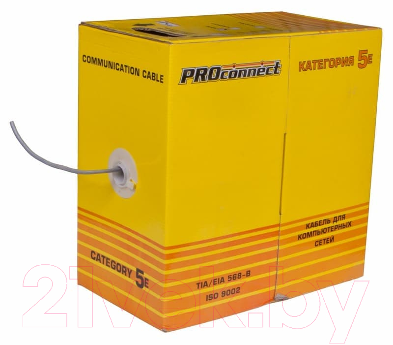 Кабель PROconnect UTP 4PR 24AWG/CCA/CAT5e / 01-0043-3 (305м)