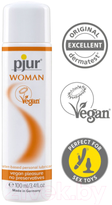 Лубрикант-гель Pjur Woman Vegan / 13340-01 (100мл)