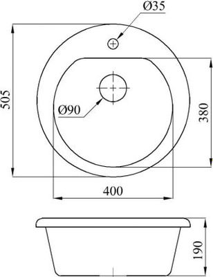 Мойка кухонная AV Engineering Gold AV510000GSN (песочный)