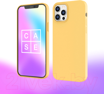 Чехол-накладка Case Cheap Liquid для Huawei Y5p/Honor 9S (желтый)