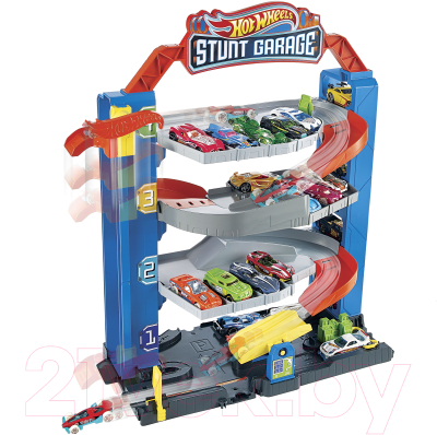 Изображение товара Паркинг игрушечный Hot Wheels Гараж для трюков / GNL70