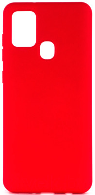 Чехол-накладка Case Cheap Liquid для Galaxy A21s (красный)