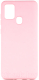 Чехол-накладка Case Cheap Liquid для Galaxy A21s (розовый) - 