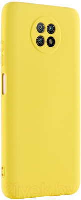 Чехол-накладка Case Cheap Liquid для Redmi Note 9T (желтый)