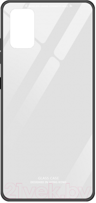 Чехол-накладка Case Glassy для Galaxy A51 (белый)
