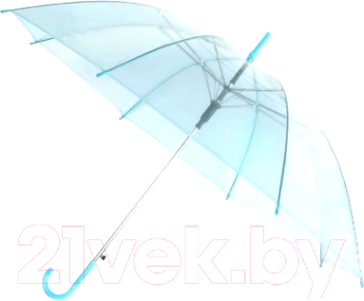 Зонт-трость Sipl BQ13B (прозрачный голубой)