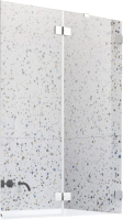 

Стеклянная шторка для ванны Radaway, Essenza Pro PND II 140 R / 10102140-01-01R