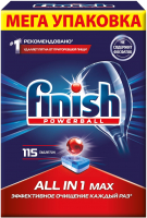 

Таблетки для посудомоечных машин Finish, All in 1 бесфосфатные