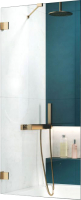 

Стеклянная шторка для ванны Radaway, Essenza Pro Gold PNJ II 70 / 10101070-09-01