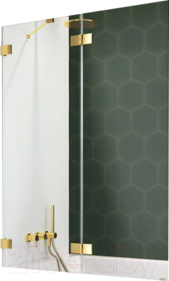 

Стеклянная шторка для ванны Radaway, Essenza Pro Gold PND II 100 L / 10102100-09-01L