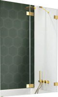 

Стеклянная шторка для ванны Radaway, Essenza Pro Gold PND II 120 R / 10102120-09-01R
