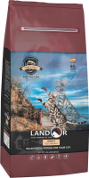 Сухой корм для кошек Landor Для взрослых кошек рыба с рисом / 7843128 (10кг) - 