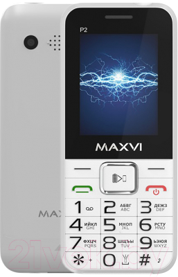 Мобильный телефон Maxvi P2 (белый)