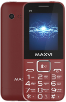 Мобильный телефон Maxvi P2 (винный красный) - 