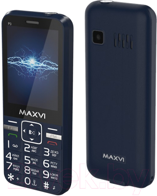 Мобильный телефон Maxvi P3 (синий)